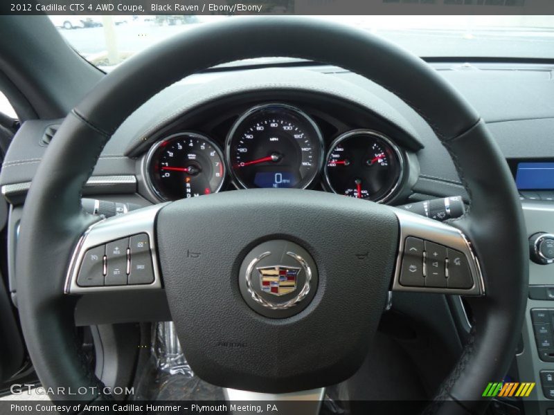 Black Raven / Ebony/Ebony 2012 Cadillac CTS 4 AWD Coupe