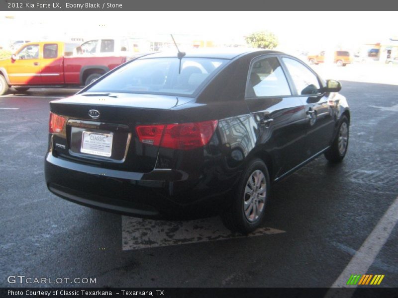 Ebony Black / Stone 2012 Kia Forte LX