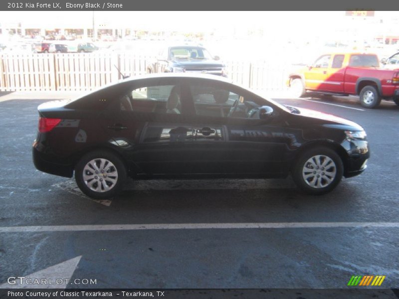 Ebony Black / Stone 2012 Kia Forte LX