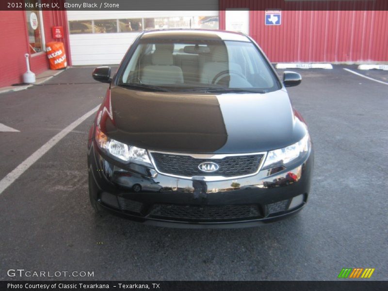 Ebony Black / Stone 2012 Kia Forte LX
