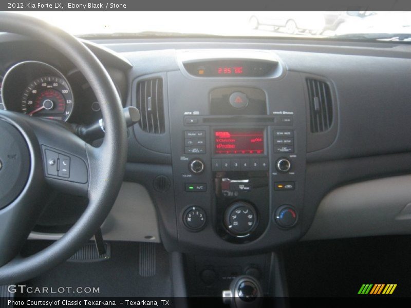 Ebony Black / Stone 2012 Kia Forte LX