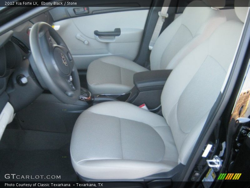 Ebony Black / Stone 2012 Kia Forte LX