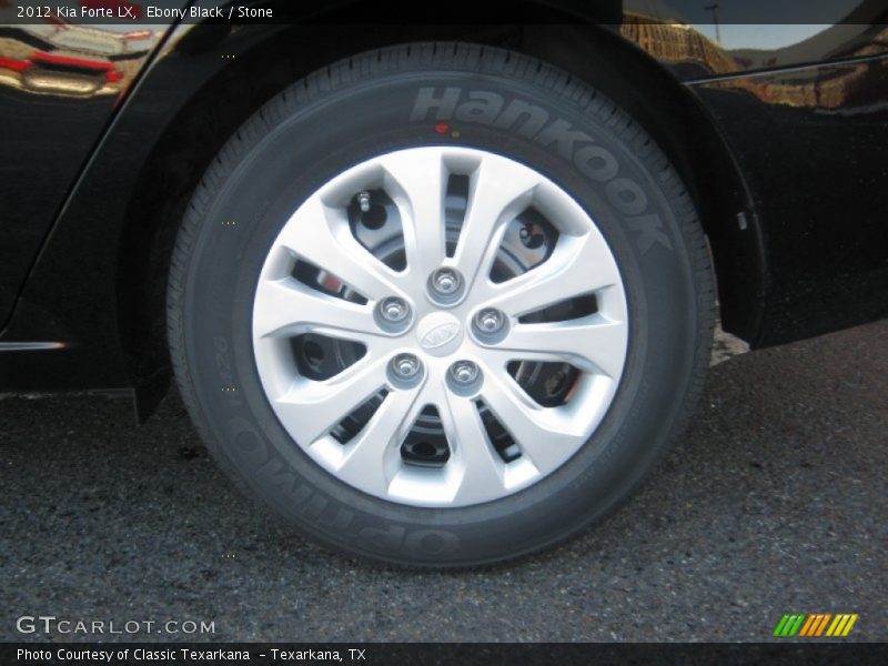 Ebony Black / Stone 2012 Kia Forte LX