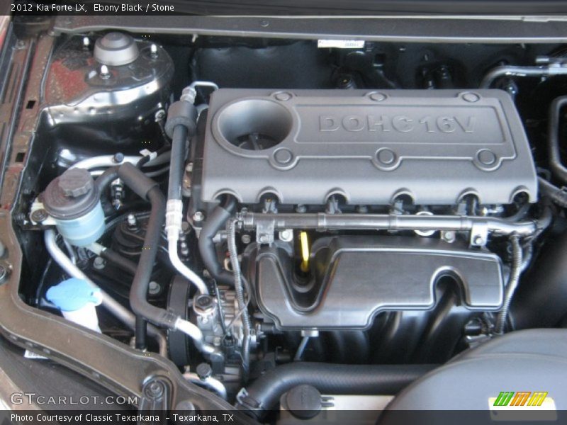 Ebony Black / Stone 2012 Kia Forte LX