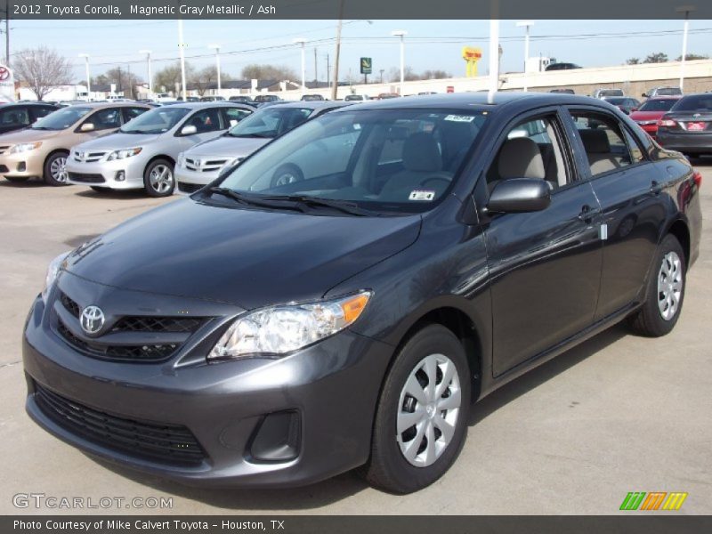 Magnetic Gray Metallic / Ash 2012 Toyota Corolla