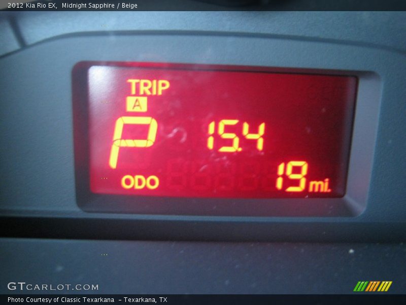 Midnight Sapphire / Beige 2012 Kia Rio EX