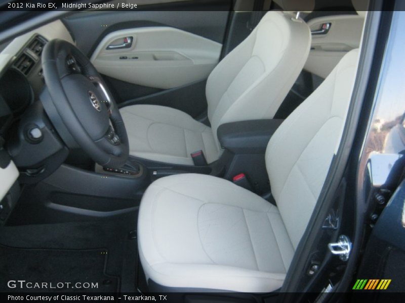 Midnight Sapphire / Beige 2012 Kia Rio EX