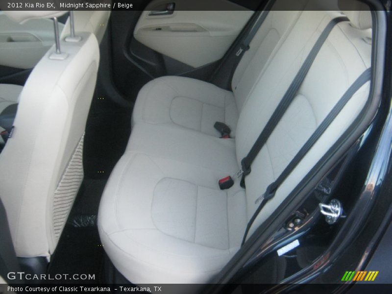 Midnight Sapphire / Beige 2012 Kia Rio EX