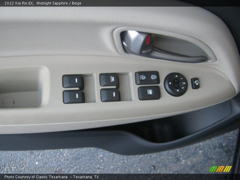 Midnight Sapphire / Beige 2012 Kia Rio EX