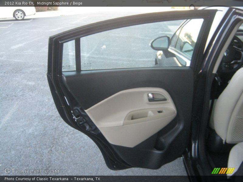 Midnight Sapphire / Beige 2012 Kia Rio EX