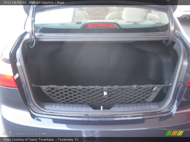 Midnight Sapphire / Beige 2012 Kia Rio EX