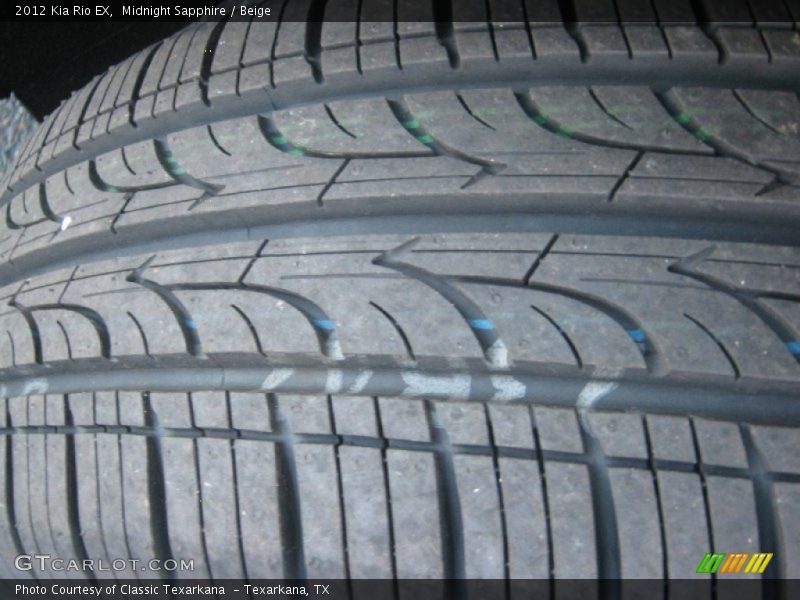 Midnight Sapphire / Beige 2012 Kia Rio EX