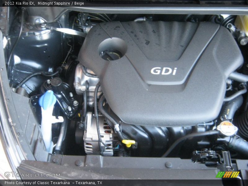 Midnight Sapphire / Beige 2012 Kia Rio EX