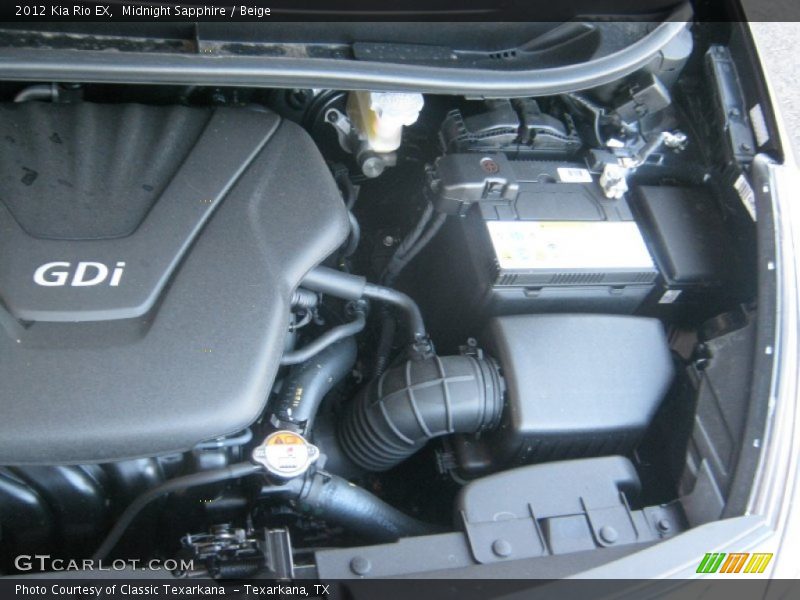 Midnight Sapphire / Beige 2012 Kia Rio EX