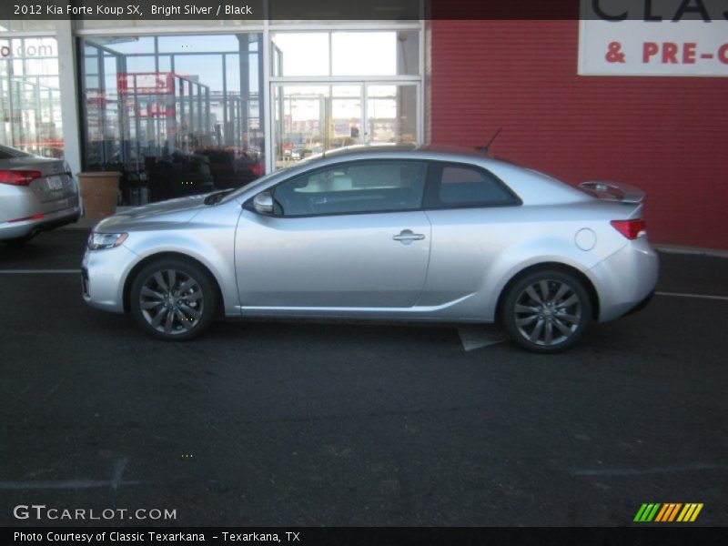 Bright Silver / Black 2012 Kia Forte Koup SX