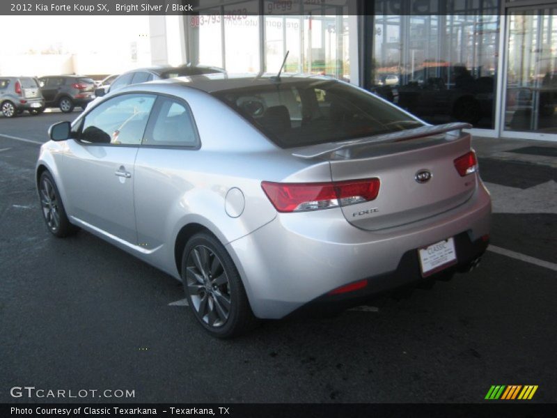 Bright Silver / Black 2012 Kia Forte Koup SX