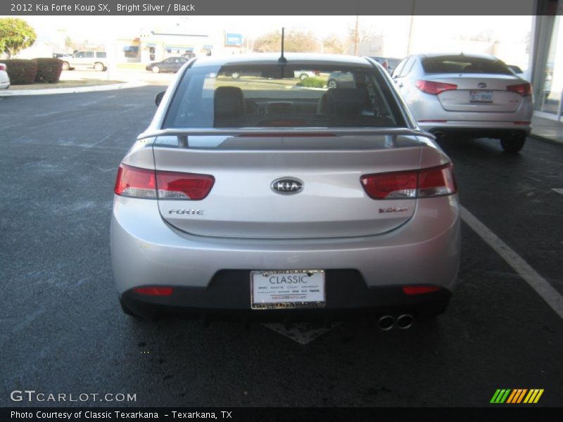 Bright Silver / Black 2012 Kia Forte Koup SX