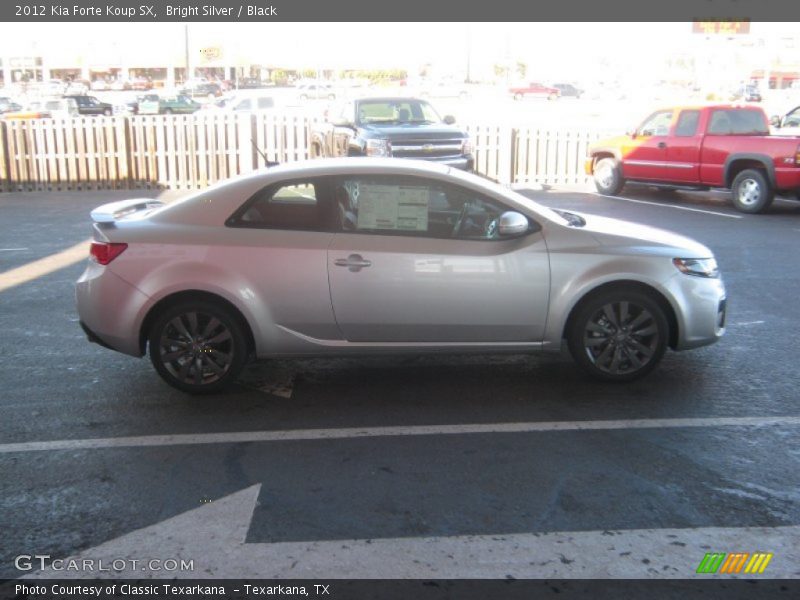 Bright Silver / Black 2012 Kia Forte Koup SX