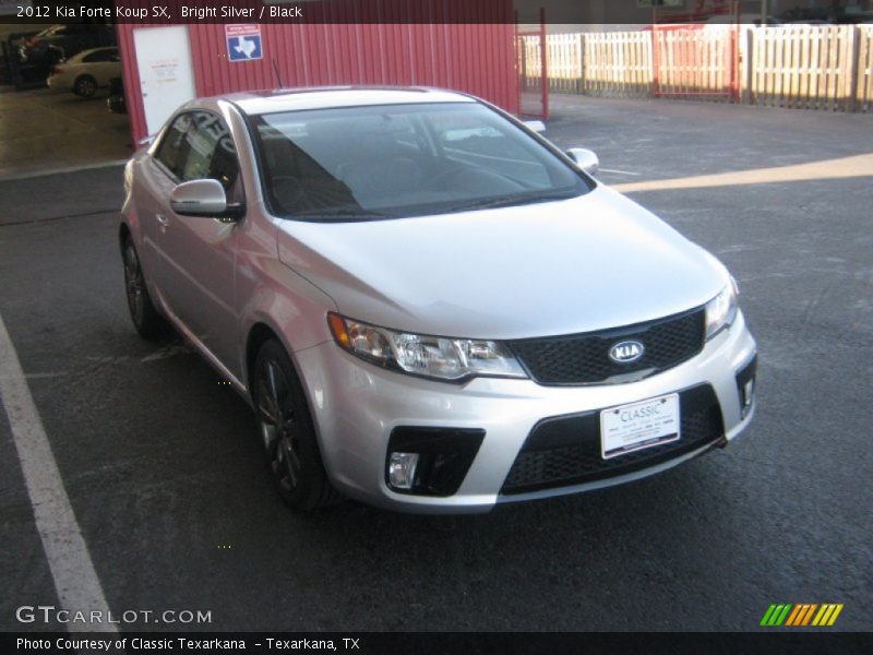 Bright Silver / Black 2012 Kia Forte Koup SX