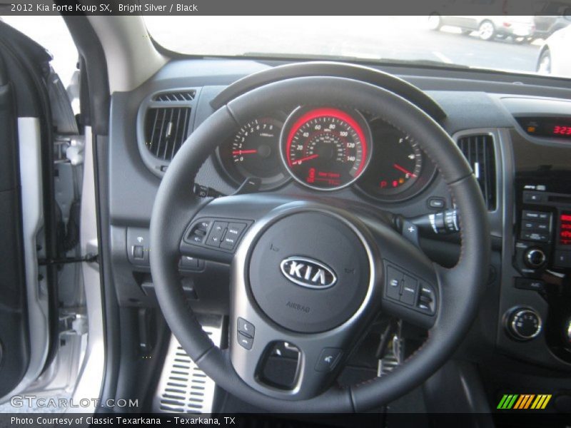 Bright Silver / Black 2012 Kia Forte Koup SX