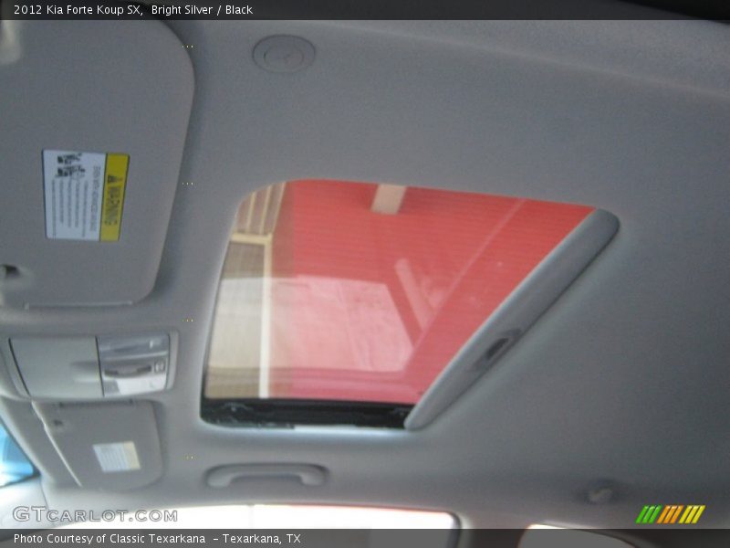 Bright Silver / Black 2012 Kia Forte Koup SX