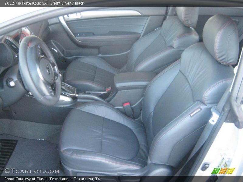 Bright Silver / Black 2012 Kia Forte Koup SX