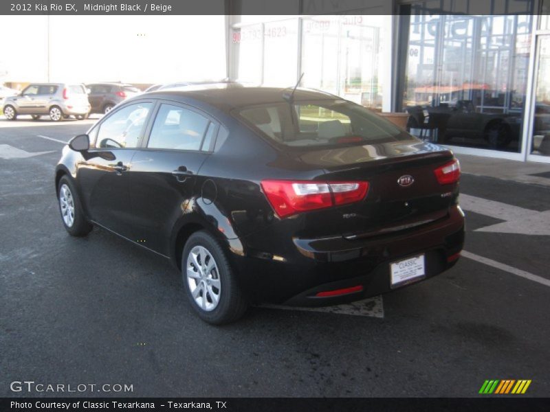 Midnight Black / Beige 2012 Kia Rio EX
