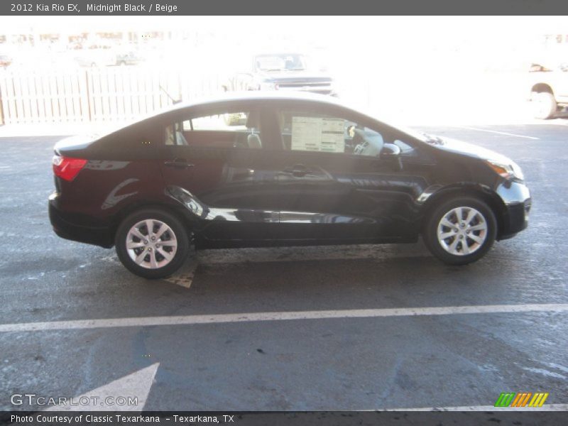 Midnight Black / Beige 2012 Kia Rio EX