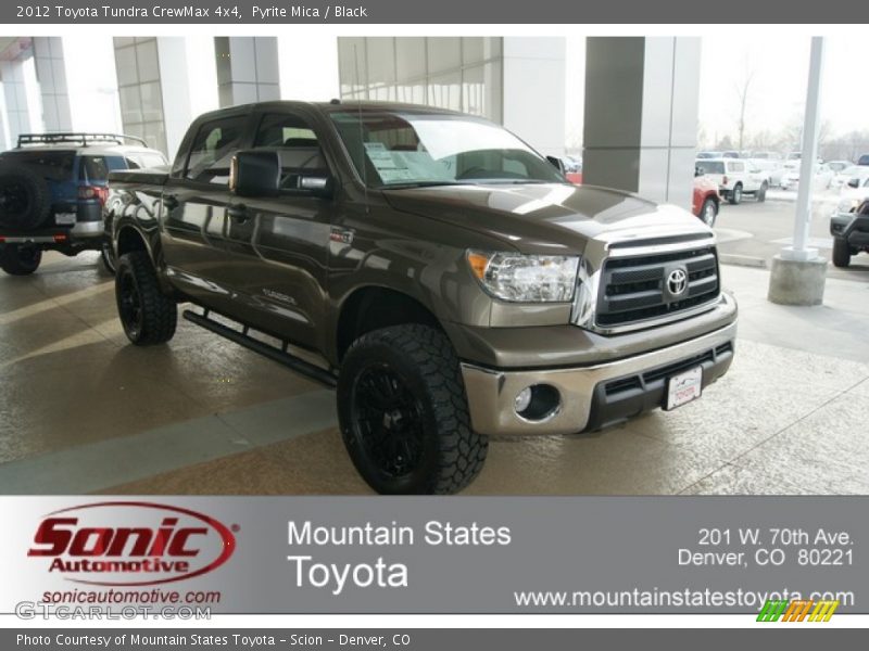 Pyrite Mica / Black 2012 Toyota Tundra CrewMax 4x4