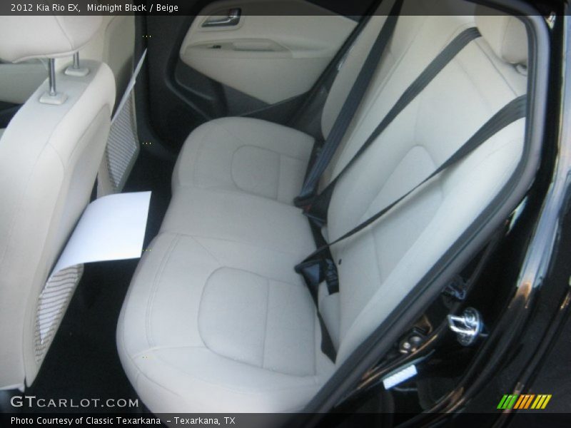  2012 Rio EX Beige Interior