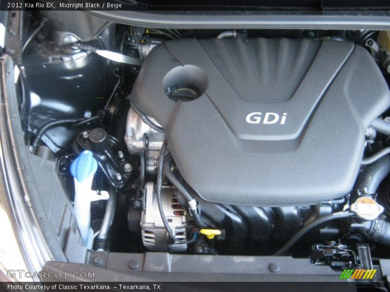 Midnight Black / Beige 2012 Kia Rio EX