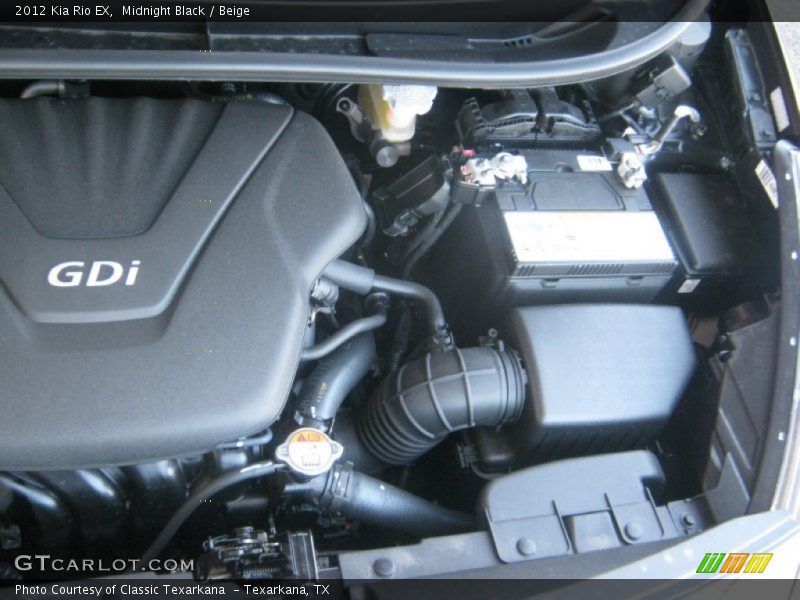 Midnight Black / Beige 2012 Kia Rio EX