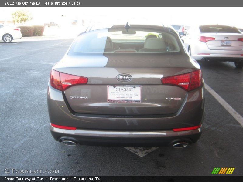 Metal Bronze / Beige 2012 Kia Optima EX