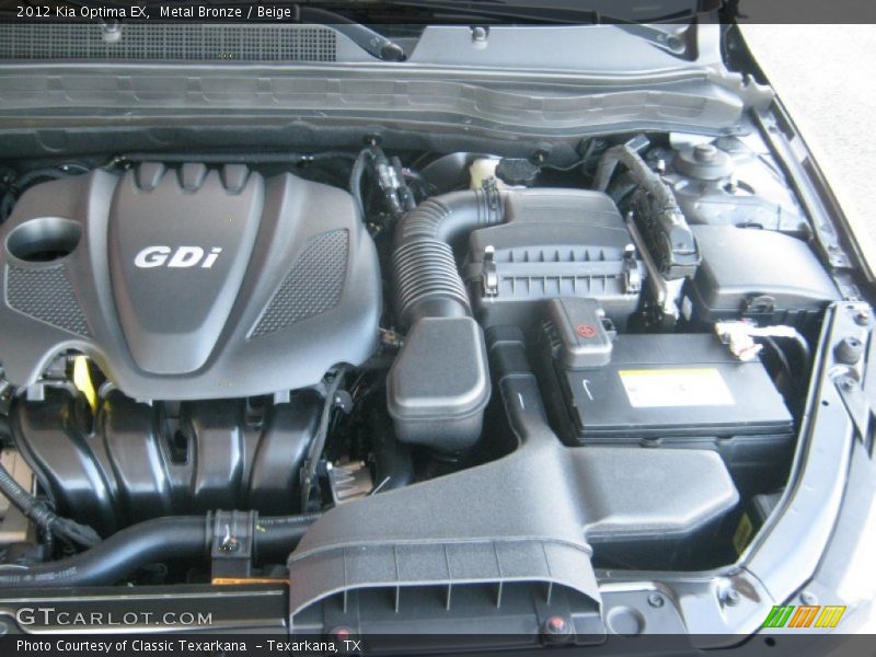  2012 Optima EX Engine - 2.4 Liter GDi DOHC 16-Valve VVT 4 Cylinder