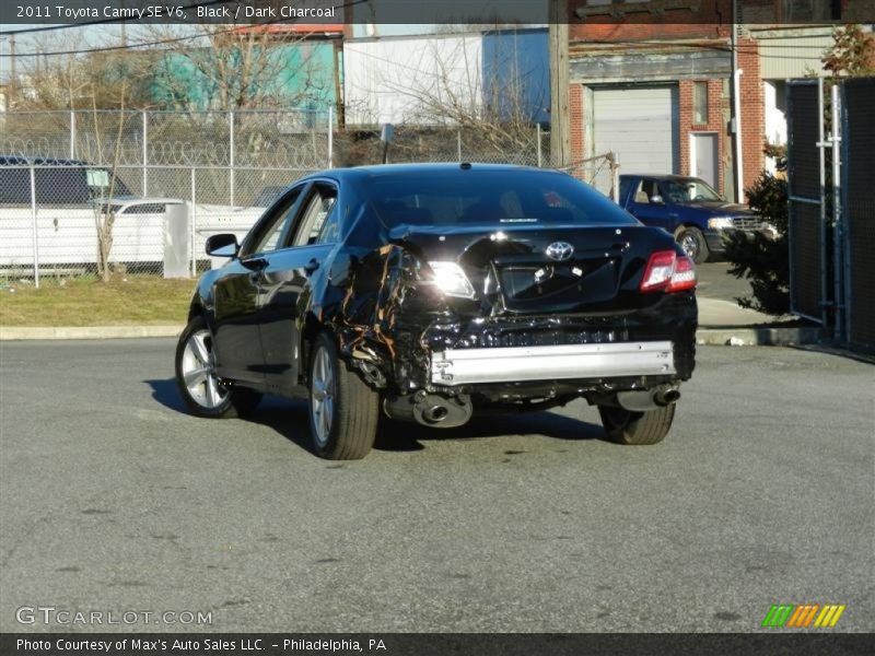 Black / Dark Charcoal 2011 Toyota Camry SE V6
