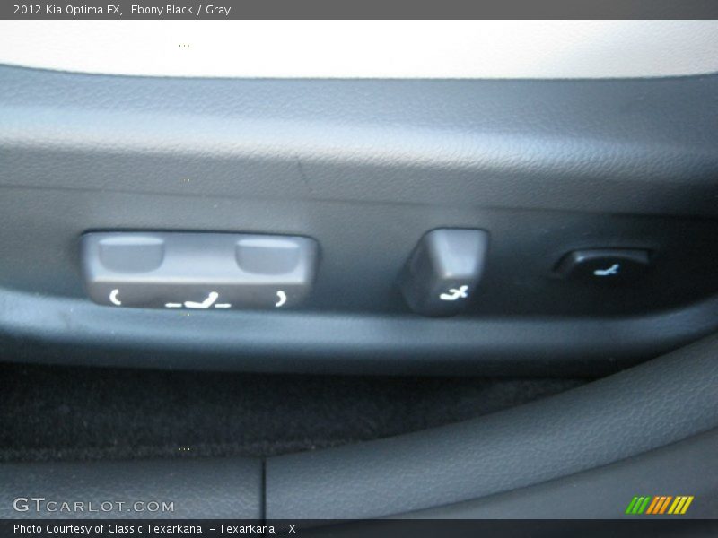 Ebony Black / Gray 2012 Kia Optima EX