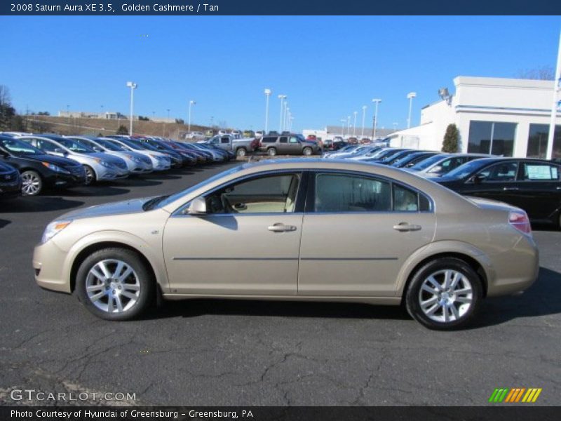 Golden Cashmere / Tan 2008 Saturn Aura XE 3.5