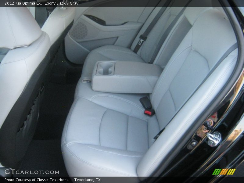 Ebony Black / Gray 2012 Kia Optima EX