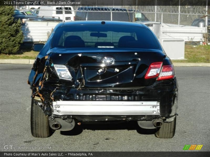 Black / Dark Charcoal 2011 Toyota Camry SE V6