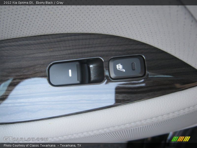 Ebony Black / Gray 2012 Kia Optima EX