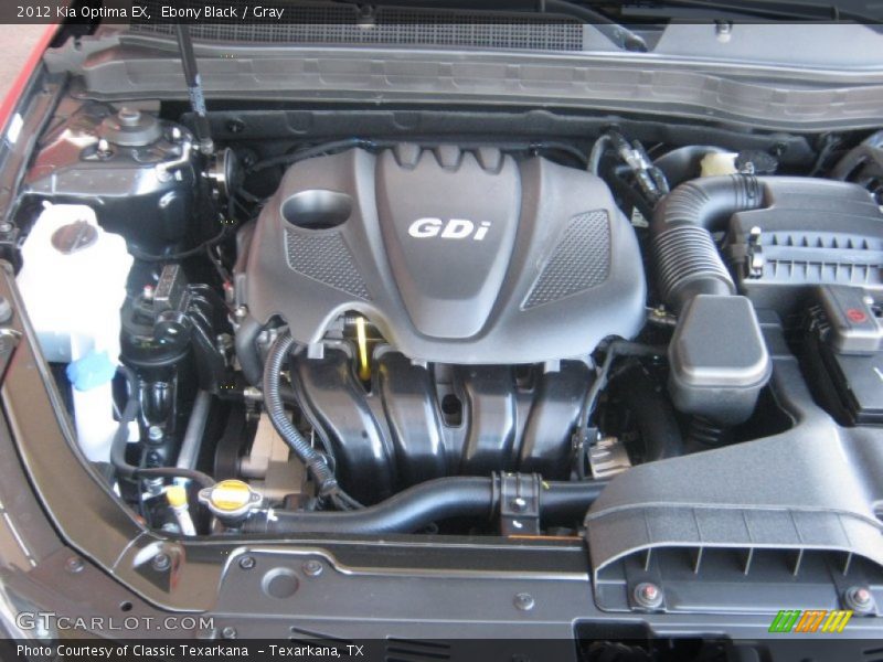 Ebony Black / Gray 2012 Kia Optima EX