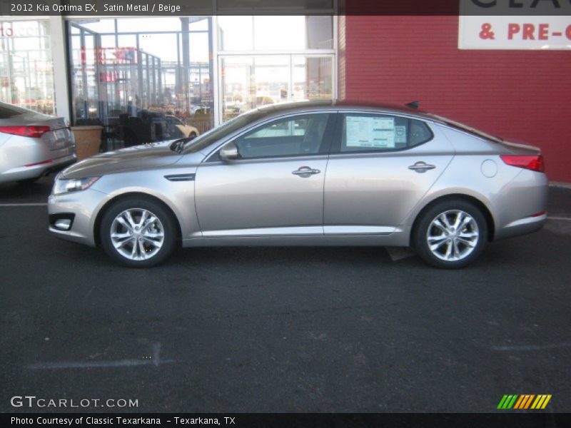 Satin Metal / Beige 2012 Kia Optima EX