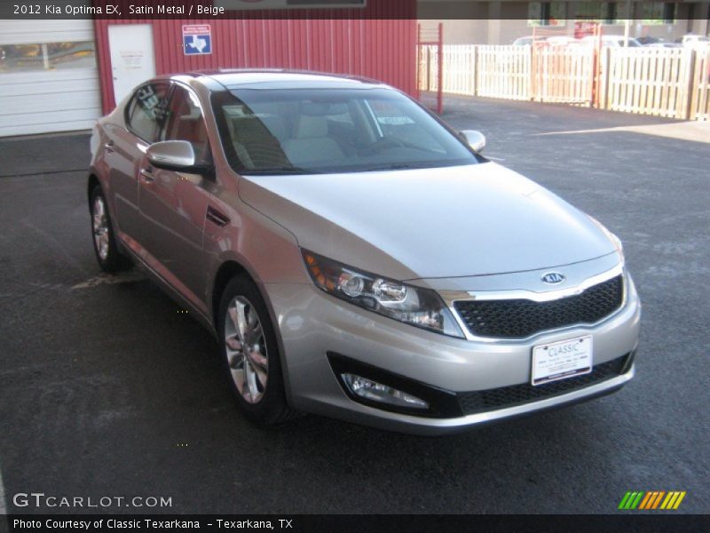 Satin Metal / Beige 2012 Kia Optima EX