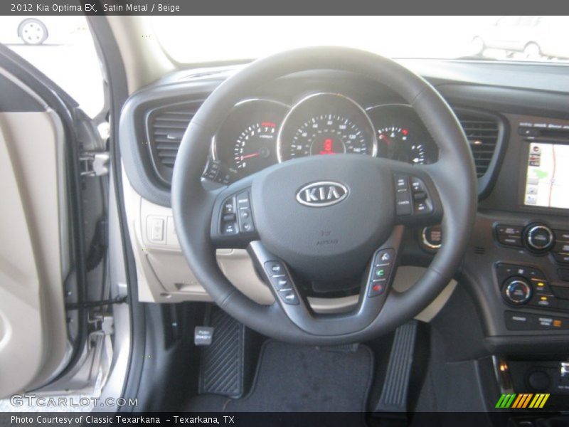Satin Metal / Beige 2012 Kia Optima EX
