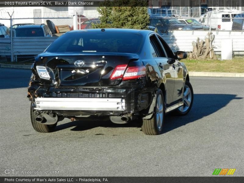 Black / Dark Charcoal 2011 Toyota Camry SE V6