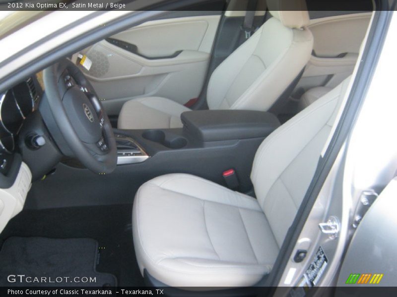 Satin Metal / Beige 2012 Kia Optima EX