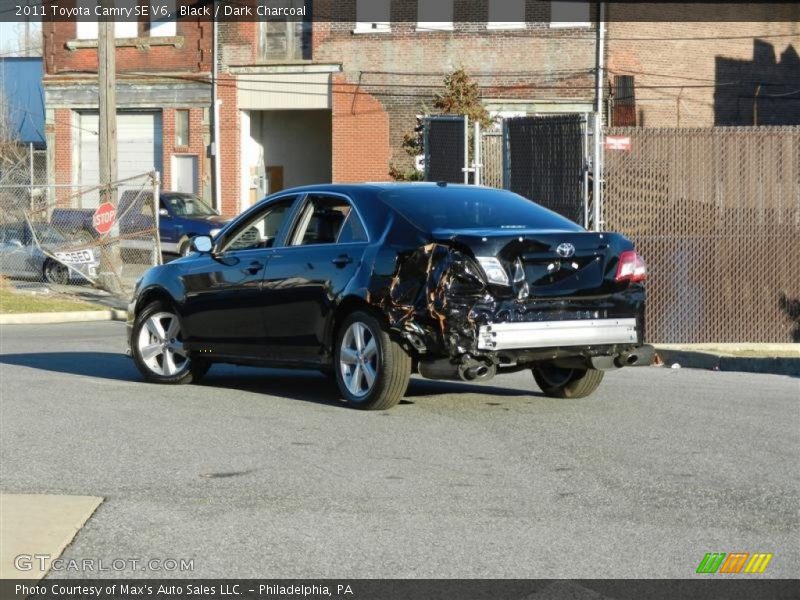 Black / Dark Charcoal 2011 Toyota Camry SE V6