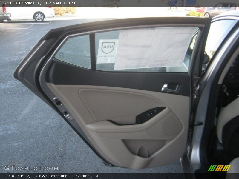 Satin Metal / Beige 2012 Kia Optima EX