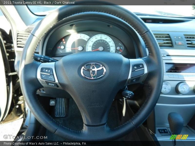 Black / Dark Charcoal 2011 Toyota Camry SE V6