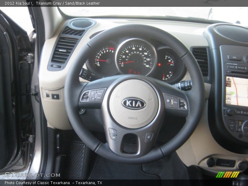 Titanium Gray / Sand/Black Leather 2012 Kia Soul !